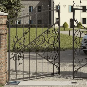 Automatismos para puertas. Puerta batiente automática de forja para chalets y comunidades marca Dea.