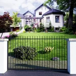 puerta corredera color negro