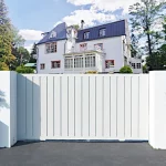 puerta corredera de ocultación color blanco