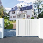 puerta corredera de ocultación color blanco