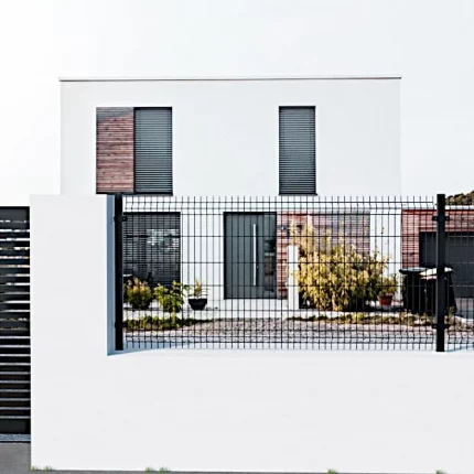 valla de malla electro-soldada color negro