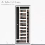 Imagen de nuestras Rejas Rústicas para Puertas en color blanco