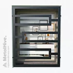 Rejas abatibles para ventanas de color negro de Cerrajería MetalHive