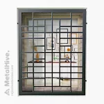 Rejas metálicas para ventanas en color negro modelo Pale de Cerrajería MetalHive