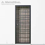 Rejas modernas para casas en color negro modelo Fredfer de Cerrajería MetalHive