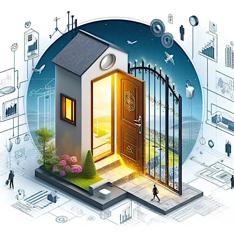 Imagen destacada de la entrada del blog sobre cómo las rejas para puertas de MetalHive elevan la seguridad del hogar