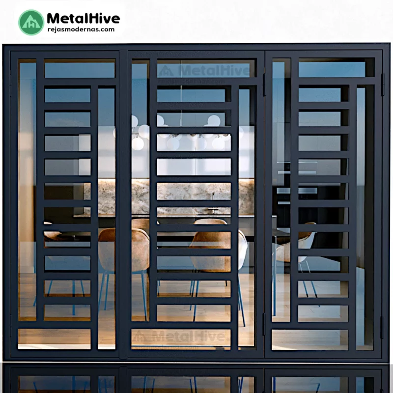 Cómo las Rejas para Puertas de MetalHive Elevan la Seguridad de tu Hogar | Cerrajería MetalHive